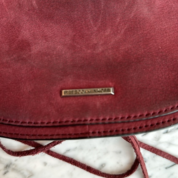 Rebecca Minkoff Crossbody Bag Burgundy - Picture 3 of 7